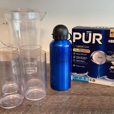 PUR Water filter and Water pitcher