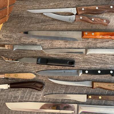 Lot of Kitchen Knives