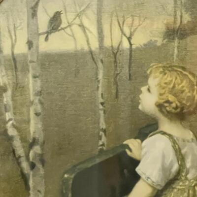 SPRING SONG FRAMED PRINT BY GLUCKLICH REINTHAL & NEWMAN NY