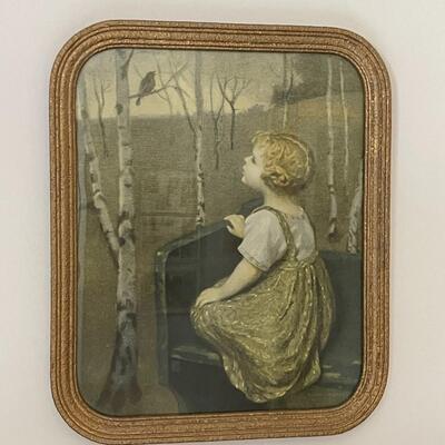 SPRING SONG FRAMED PRINT BY GLUCKLICH REINTHAL & NEWMAN NY