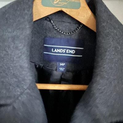 Lands End Peacoat Size 14P