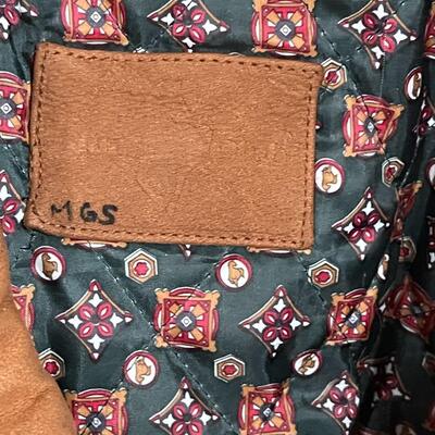 Vintage Soft Leather Bomber Jacket