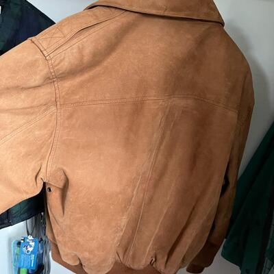 Vintage Soft Leather Bomber Jacket