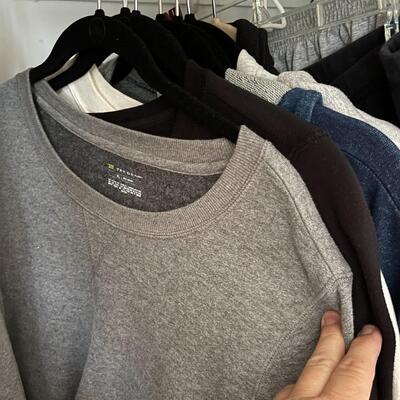 Lot of Sweat Shirts and Pants