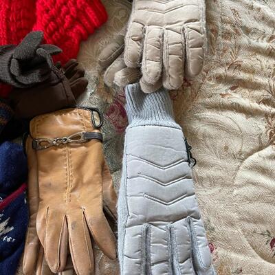 Large Lot of Women's Gloves and Hats