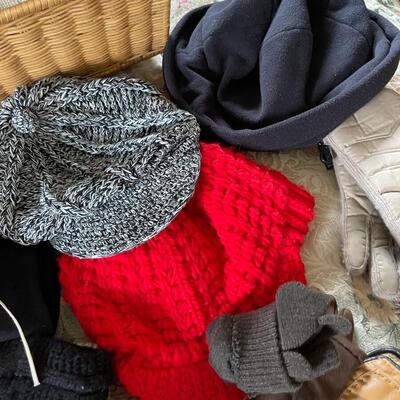 Large Lot of Women's Gloves and Hats