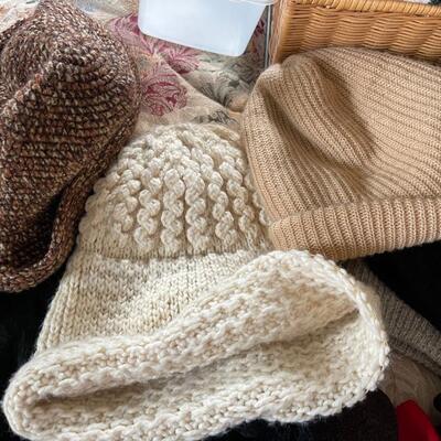 Large Lot of Women's Gloves and Hats