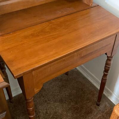 Vintage Low Profile Desk/Bookcase