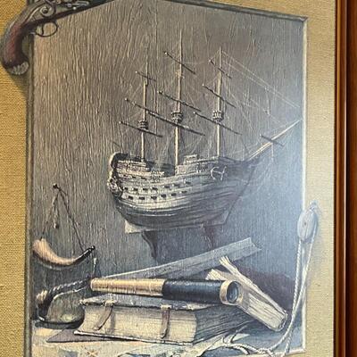 Vintage Ship Wall Art
