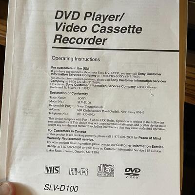 Sony DVD Player-SLV-D100