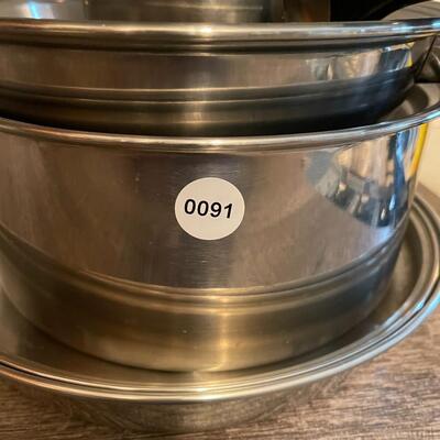 Set of Flint Stainless Steel Cookware