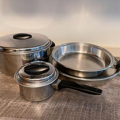 Set of Flint Stainless Steel Cookware