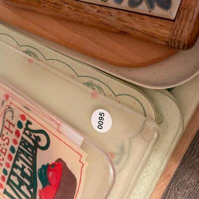 Lot of Cutting Boards and Glass Counter Protectors