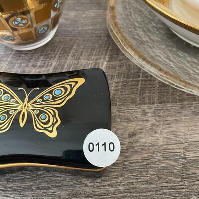 Collection of Gold Trimmed DÃ©cor