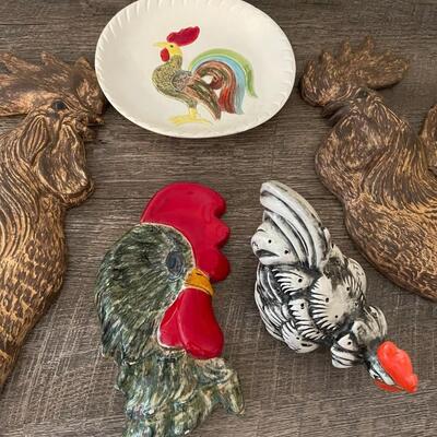 Collection of Vintage Rooster DÃ©cor