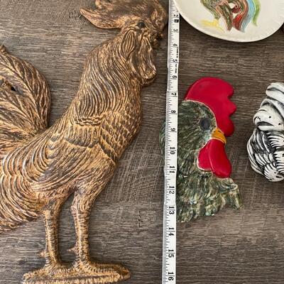 Collection of Vintage Rooster DÃ©cor