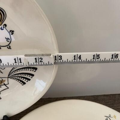 MCM Amish Themed Plates