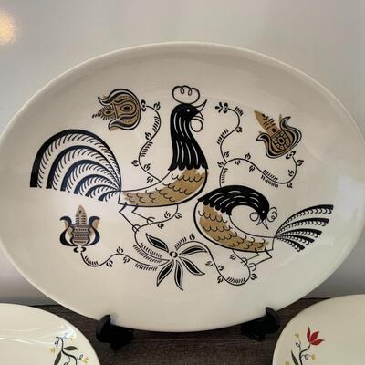 MCM Amish Themed Plates