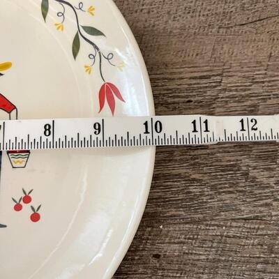 MCM Amish Themed Plates