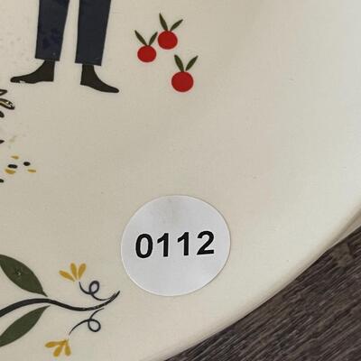MCM Amish Themed Plates