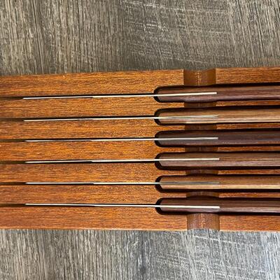 Collection of Wooden Items-Vintage Case XX Stainless Knife Set