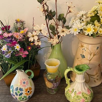 Lot of Decor Vases and Pitchers