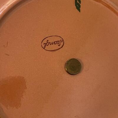Stangl Handled Tray with Metalware