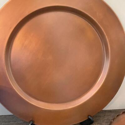 Stangl Handled Tray with Metalware