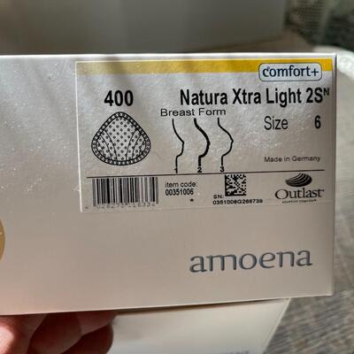 Amoena Natura Xtra Light 25N 400 Size 6