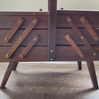 Vintage Sewing Box-Full of Notions