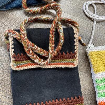 Lot of cross-body Bags and Coin Purses