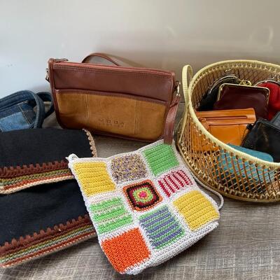 Lot of cross-body Bags and Coin Purses