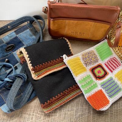 Lot of cross-body Bags and Coin Purses