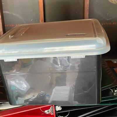 Large Lot of 3-Ring Binders and File Folders