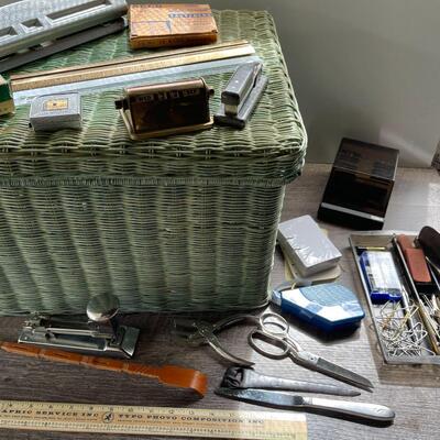 Lot of Vintage Office Supplies