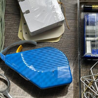 Lot of Vintage Office Supplies