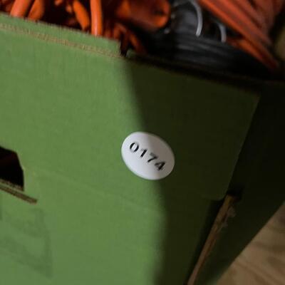 Lot of Extension Cords and Holders