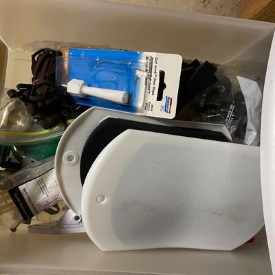 Lot of Three Filled Storage Drawers
