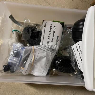 Lot of Three Filled Storage Drawers