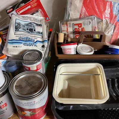 Large Lot of Painting Supplies