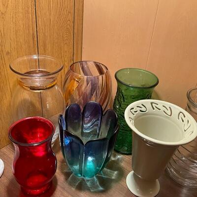 Collection of Glass Vases