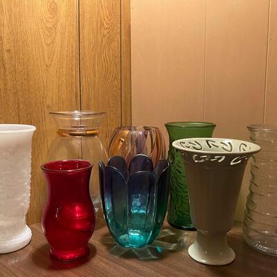 Collection of Glass Vases