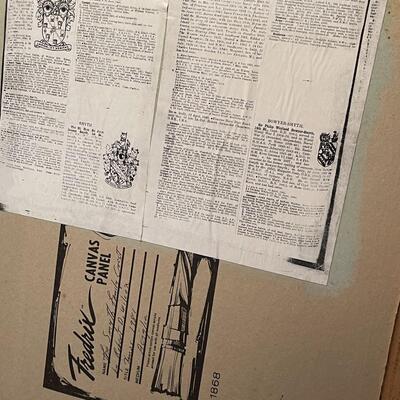 Collection of Vintage Original Art