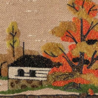 MCM Gravel/Pebble/Plastic Wall Art