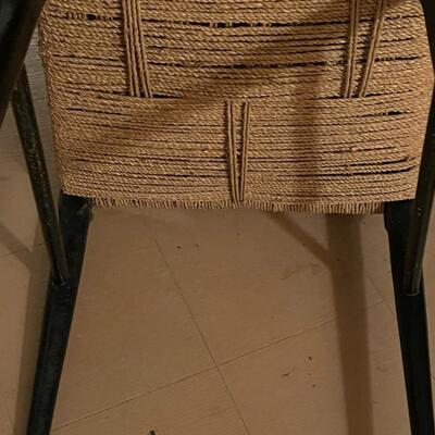 Set of Four Ladder-back Caned Chair