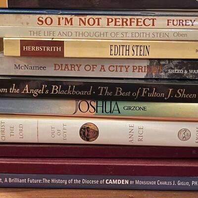 Lot of Books - Christianity/Catholic Themed