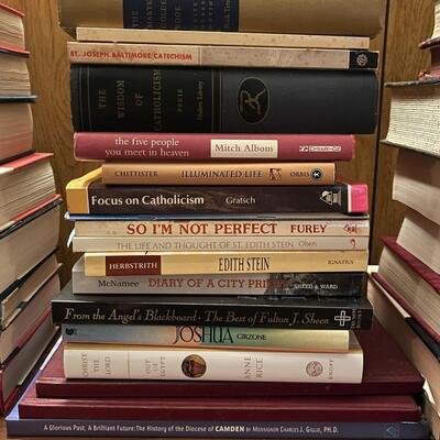Lot of Books - Christianity/Catholic Themed