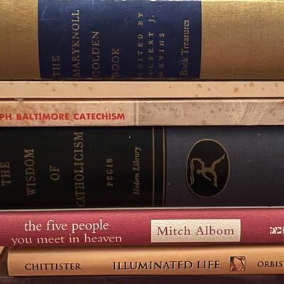 Lot of Books - Christianity/Catholic Themed