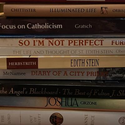Lot of Books - Christianity/Catholic Themed