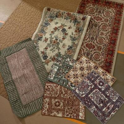 Collection of Throw Rugs/Mats